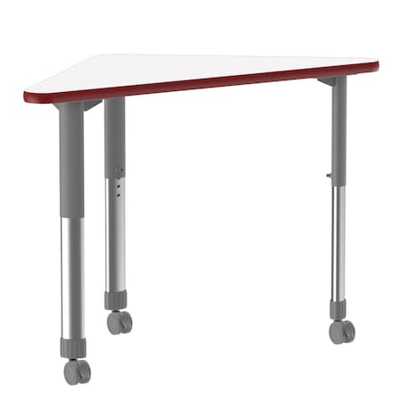 Correll HPL Collaborative Desk - Casters - Wing AD3041DE-WING-80-13-35-CK